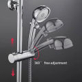 Universal Shower Head Holder Adjustable 18~25mm ABS Chrome Shower Rail Holder Bathroom Accessories Shower Mounting Brackets Univ.