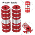 1 Pair Bike  Pedals Axle Foot Rest Pegs  Anti-Slip Aluminum Alloy Bicycle Pegs For  Mountain Bike Cycling Rear  Stunt Pegs Fit. 