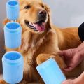 Dog Paw Cleaner Dog Paw Washer Cup Lightweight Dog Cat Paw Plunger Mud Cleaner Portable Soft Brush Pet Foot Washer. 