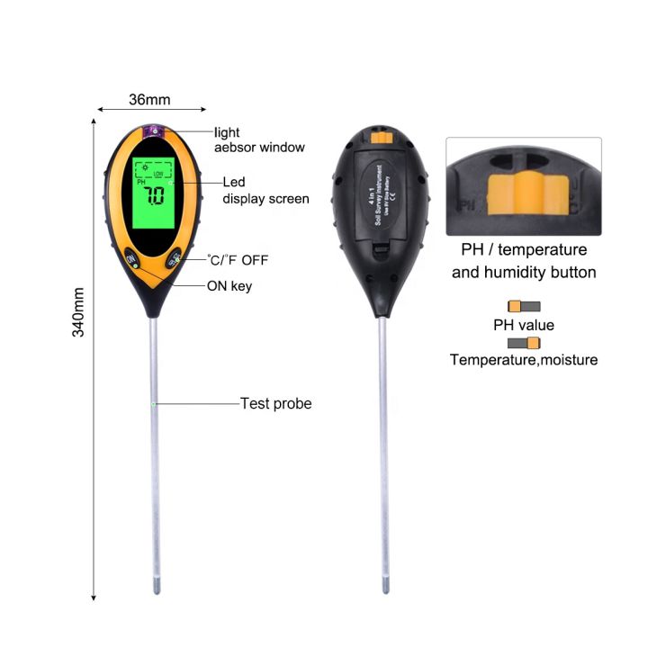 High-Precision%20Four-In-One%20Digital%20Soil%20Acidity%20Meter,%20Soil%20Moisture,%20Humidity,%20Ph%20Value%20Detector,%20Temperature,%20Light,%20Ph%20Meter%20-%20Image%203