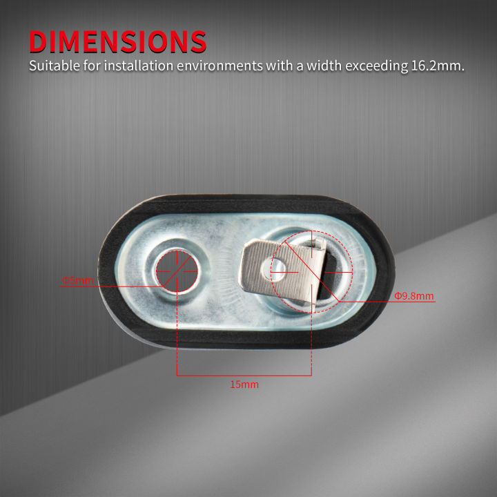 DaierTek%205PCS%20Door%20Pin%20Switch%2012V%20Alarm%20Hood%20Pin%20Switch%20Momentary%20Universal%20Adjustable%20Door%20Jamb%20Flange%20Light%20Switch%2020A%2012V%20-%20Image%205