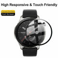 3D Curved Edge Screen Protector for Amazfit GTR 4 Soft Full Coverage Protective Film for Amazfit GTR4 Not Tempered Glass. 