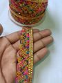 2cm 5 Goj Golden gotta lace trims Dress Embroidery Applique Cotton Trimming Sewing Stationary & Crafts. 