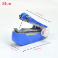 Home Handheld Sewing Machine Protable Outdoor Travel Clothes Fabrics DIY Stitchin Sew Tool Mini Manual Stitch Needlework Machine. 