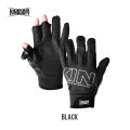 Kingdom Winter Fishing Gloves L XL XXL Outdoor 3-Finger Cut Men'S And Women'S Non-Slip Cycling Running Sports Fishing Apparel.