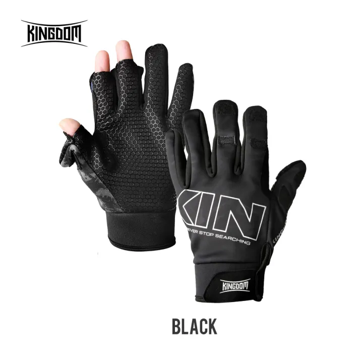 Kingdom%20Winter%20Fishing%20Gloves%20L%20XL%20XXL%20Outdoor%203-Finger%20Cut%20Men'S%20And%20Women'S%20Non-Slip%20Cycling%20Running%20Sports%20Fishing%20Apparel%20-%20Image%207
