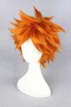 High Quality Anime Haikyuu!! Shoyo Hinata Syouyou Cosplay Wig Short Orange Curly Heat Resistant Synthetic Hair Wigs. 