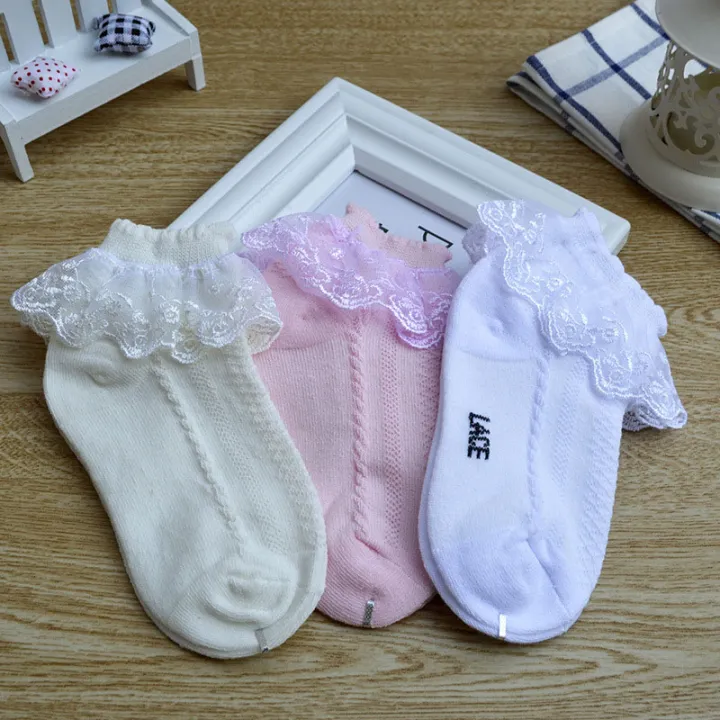 10%20Pairs/lot%20Baby%20Girls%20Kids%20Socks%20Lace%20Ruffle%20Princess%20Mesh%20Children%20Ankle%20Short%20Breathable%20Cotton%20White%20Pink%20Blue%20Toddler%20Sock%20-%20Image%205