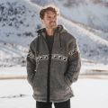 Double Stich Himalayan Woolen Sherpa Jacket Men. 