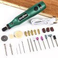 USB Mini Cordless Drill Rotary Tools Kit Wireless Drill 3 Speed Electric Carving Pen for Jewelry Polishing Carving Dremel Tools. 
