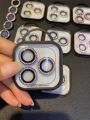 Diamond Camera Protector Film For iPhone 14 15 Plus 15 Pro Max  Lens Protective Glass for iphone 13 14pro 15pro Back Cover. 
