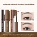 3 Colors Long Lasting Waterproof Eyebrow Mascara Cream Eye Brow Shadow Makeup Beauty Comstic Tools with Brush Dye Eyebrow Gel.