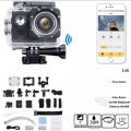 Ultra HD Action Camera 12MP 2" LCD 30M Waterproof 170D Remote Control Helmet Bicycle Video Camera Outdoor Sport Camera *. 