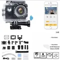 Ultra HD Action Camera 12MP 2" LCD 30M Waterproof 170D Remote Control Helmet Bicycle Video Camera Outdoor Sport Camera *. 
