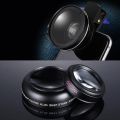 2 in 1 49UV Wide Angle Micro Camera Lens for iPhone Xiaomi Redmi 0.45X Macro HD Lens on Smartphone Lenses with Phone Clip. 