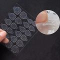 24 Pcs Double-Side Nail Adhesive Tabs Nail Jelly Double-Sided Adhesive Nail Glue Stickers 1 Sheets for Women Professional Design. 