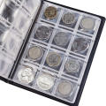 120 Pockets Coin Collection Book Coin Collection Holder Album Commemorative Coin Organizer Storage. 