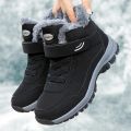 Snow Boots for Women Casual Winter Shoes Platform Non-slip Warm Fur Ankle Boots Plush Combat Outdoor Hiking Motorcycle Boots. 