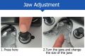 HX-50B cable crimper cable lug crimping tool wire crimper hand ratchet terminal crimp pliers for 6-50mm2 1-10AWG wire cable. 