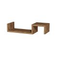 S-Shaped Wall mounted Floating shelf for Books and Decoration pieces, Home decore. 