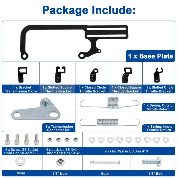 Throttle%20Cable%20Mount%20Bracket%20Cable%20Mounting%20Kit%20304147%20For%20EZ%E2%80%91EFI%20For%20Automatic%20Transmission%20TV%20Cables%20GM%20700R4%20Transmissions%20-%20Image%204