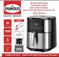 Famous Digital Air fryer (3 Varients)5 Ltrs and 8.5 Ltrs Varients (Silicone spatula and brush included). 