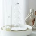 Vase Flower Arrangement Ins Style Korean Tulip Flowers Living Room Decoration Ornaments Bubble Glass Vase Transparent Hydroponic Plants 1Pcs. 