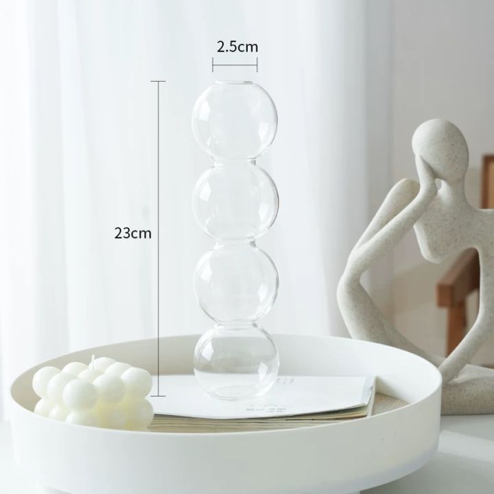 Vase%20Flower%20Arrangement%20Ins%20Style%20Korean%20Tulip%20Flowers%20Living%20Room%20Decoration%20Ornaments%20Bubble%20Glass%20Vase%20Transparent%20Hydroponic%20Plants%201Pcs%20-%20Image%206