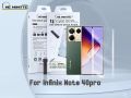 UV Glue Curved Tempered Glass Screen Protector For Infinix Note 40 Pro Screen Guard Gorilla Glass Protector With Easy Installation Kit (Infinix Note 40 Pro ).