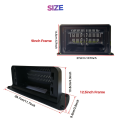 9 12.3 Inch Universal Android Navigation Frame Large Touch Screen Dashboard Panel Car Stereo Bezel Trim Kit for Most Vehicles.