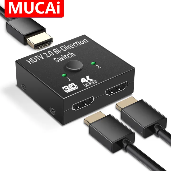 4K HDMI splitter switch bidirectional 1x2/2x1 KVM TV box PS4/3 switcher ...
