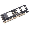 NGFF M Key M.2 NVME AHCI SSD To PCI-E PCI Express 3.0 16x x4 Adapter Riser Card Converter For XP941 SM951 PM951 A110 SSD. 
