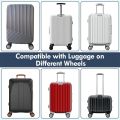 32/4PCS Silicone Wheel Protector Luggage Compartment Wheel Protect Cover Trolley Case Silent Caster Sleeve Suitcase Accessories.