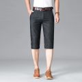 2024 Summer Thin Loose Jeans Male Classic Men's Stretch Straight Denim Shorts Business Casual Fashion Shorts Large Size 44 46. 
