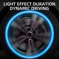 4Pcs Core Gas Nozzle Cover Car Valve Cap For Car Tyre Nozzles Decoration Motorcycle Tire Bike Wheel Dustproof Glowing Valves. 