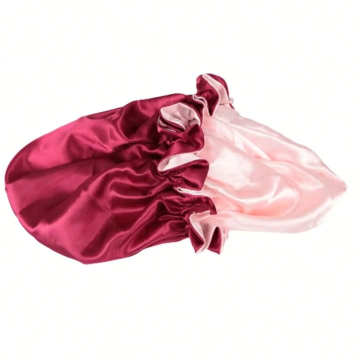 1pc%20Two%20Tone%20Satin%20Hat%20Silk%20Bonnet%20for%20Sleeping%20Satin%20Bonnets%20Double%20Layer%20Reversible%20Hair%20Cap%20Bonnet%20for%20Women%20Long%20Curly%20Braid%20-%20Image%204