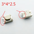 100pcs/lot Tactile Push Button Switch Car Remote Control Keys Button Touch Micro Switch for toyota renault honda remote key. 
