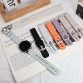 18mm 20mm 22mm Watch Straps For Garmin Venu 3/3s/2/2s Silicone Watchbands Strap For Garmin Vivoactive 3/4/4s/Forerunner 245 Band. 