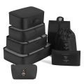 9Pcs Travel Organizer Bags Suitcase Packing Cubes Portable Fold Wardrobe Luggage Clothes Makeup Digital Shoe Storage Bags. 