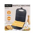 Sokany Waffle Maker 1400W 4 Slices Sk-813 Sokany.