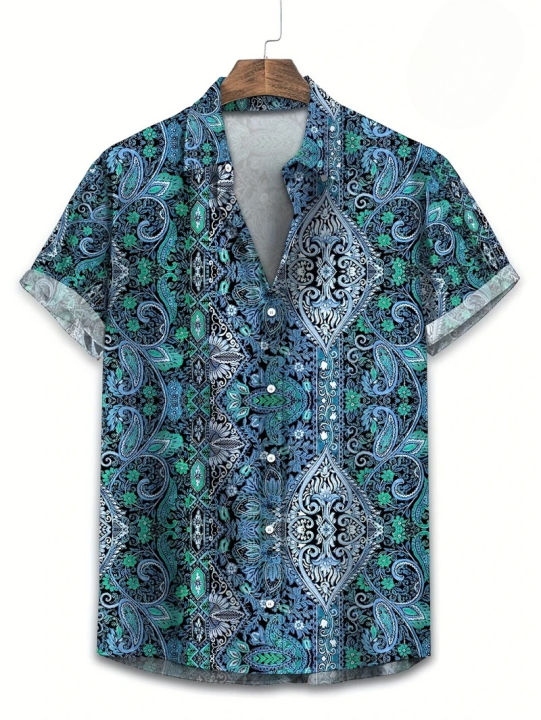 Hawaii%20Shirts%20for%20Men%203D%20Paisley%20Graphic%20Short-sleeved%20T-shirt%20Casual%20Lapel%20Buttons%20Male%20Tops%20Summer%20Oversized%20Bohemian%20Man%20Tees%20-%20Image%203