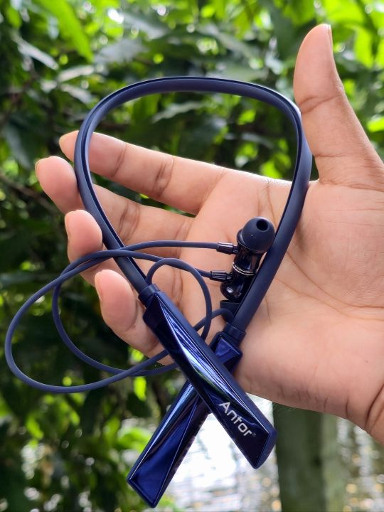 200H Neckband Antor Luxury Wireless Earphone Bluetooth 5.4 Voice Change magnetic On/Off Type C port