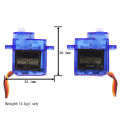 Servo Metal Gear for Model Helicopter Boat For Arduino ESP32 Toy Airplane Fixed Wing Helicopter Models 90 180 360 SG90 MG90S. 