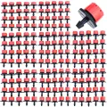 50/100 Pieces 8 Hole Adjustable Irrigation Dripper Sprinkler Emitter Dripper Micro Drip Irrigation Sprinkler for Watering System. 