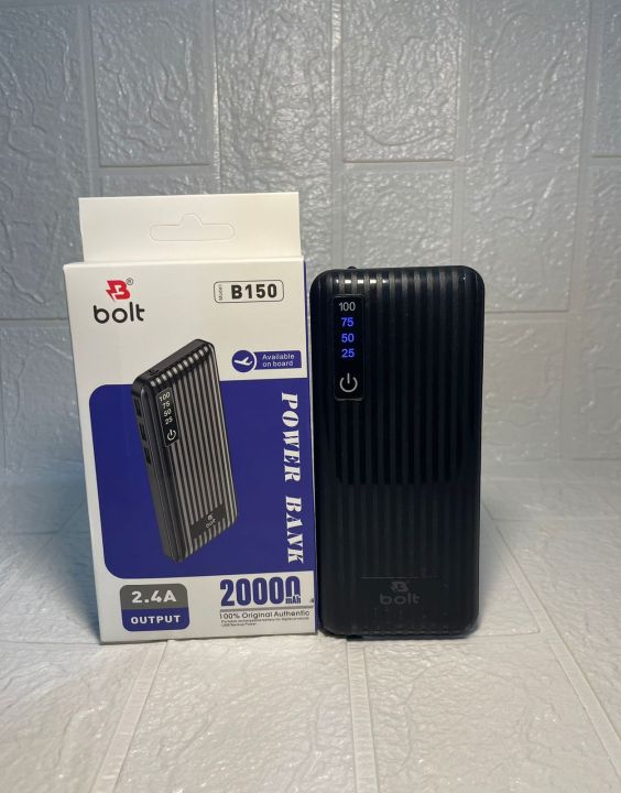 Bolt Power Bank 20000mAh | Dual USB, Fast & Reliable Charging