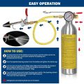 Air Conditioning Flushing Kit, Car Air Conditioning Pipe Cleaning Tool Set, R134A Air Conditioning System Flushing Kit. 