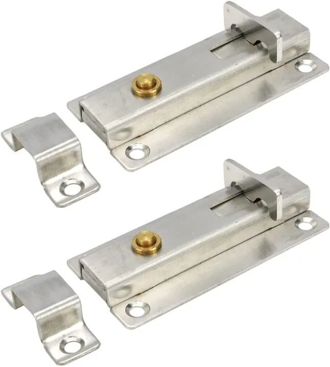3%20inch%20Stainless%20Steel%20Spring%20Loaded%20Automatic%20Door%20Latch%20,2%20Pack%203%20Inch%20Door%20Latch%20Sliding%20Lock,Bar%20rel%20Bolt%20With%20Button,Suitable%20for%20Home,Hotel%20and%20Most%20Room%20Doors%20(Silver)%20-%20Image%207