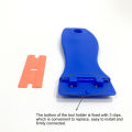 Reusable Plastic Razor Scraper for Removing Car Labels Stickers Glue Decals on Glass Windows No Scratches. 