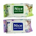Baby wipes Nice and Clean 80 sheets / Cute baby / Wet wipes .... 