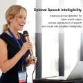 Universal Wired Uni-Directional Handheld Dynamic Microphone Noise Isolation Gold For Outdoor Karaoke Meeting Singing. 